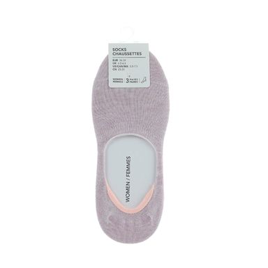 Medias Antiderrapante para Mujer 3 Pares Lila