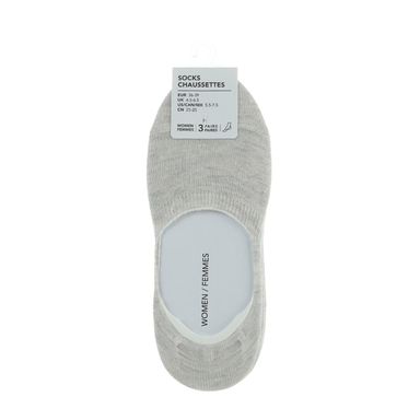 Medias Antiderrapante para Mujer 3 Pares Gris Claro
