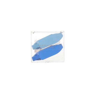 Hebillas para Cabello Serie Colorful 4 Pzas Azul Bicolor