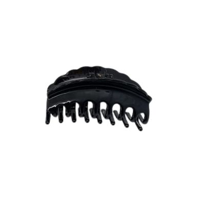 Caimán para Cabello Grande Diseño Ondulado Negro