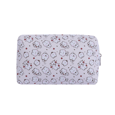 Cosmetiquera Rectangular Miniso Ratora Blanco
