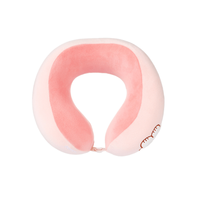 Almohada de Viaje en Forma de U de la Serie Ratora Rosa