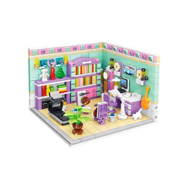 Bloques de Construcción Casa Estudio 591 Pzas Serie Minicity Miniso