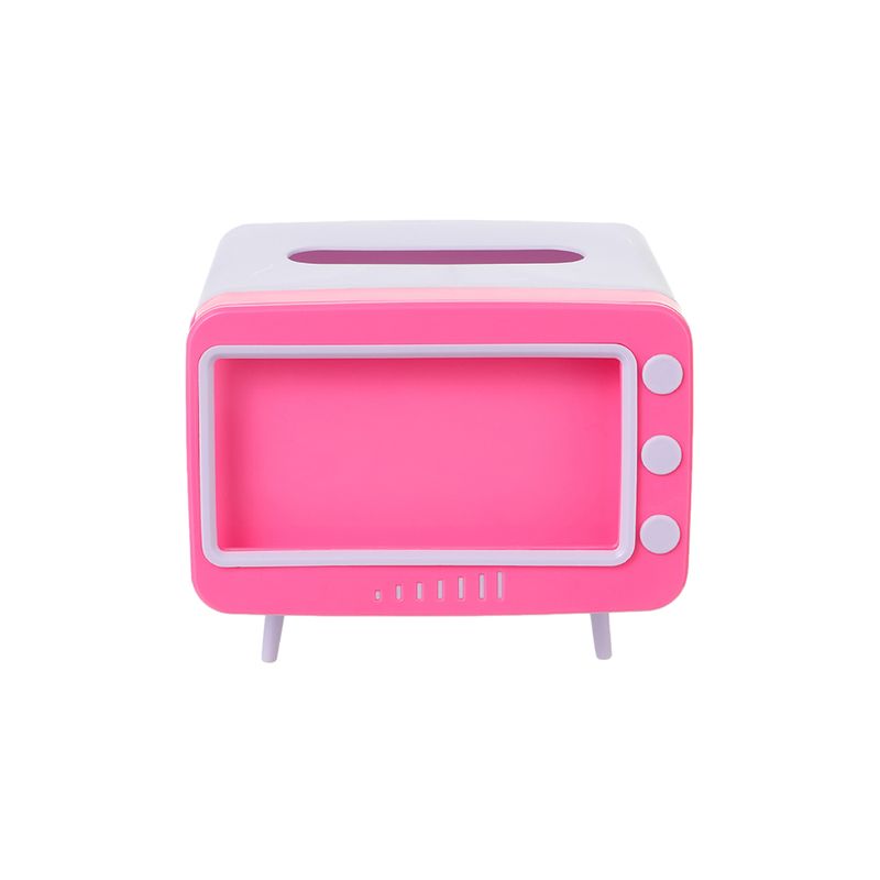 Caja-de-Pa-uelos-en-Forma-de-Tv-con-Soporte-para-Tel-fono-P-rpura-y-Rosa-1-19488