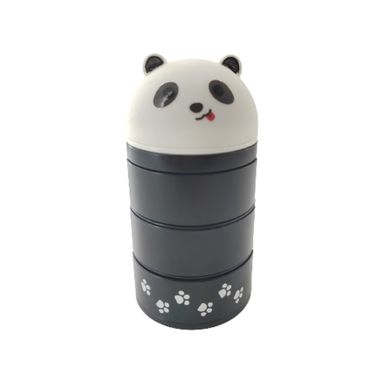Organizador de Plástico de la Serie Animal Faces con 3 Cajones Panda