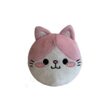 Almohada Redonda Gato Serie Animal Faces Juguetes para Mascotas