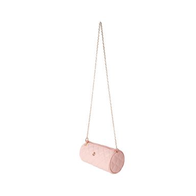 Bolso Miniso Cilindro Acolchado Rosa