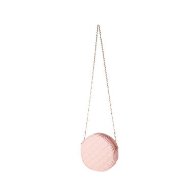 Bolso Miniso Redondo Acolchado Rosa