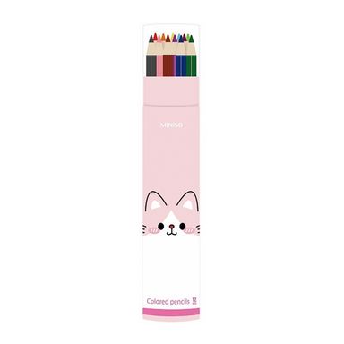 Set de 12 Colores Serie Animal Faces Gato