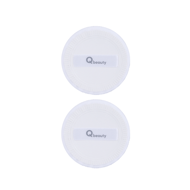 Puffs de Maquillaje Ultra Suaves 2 Pzas Qbeauty