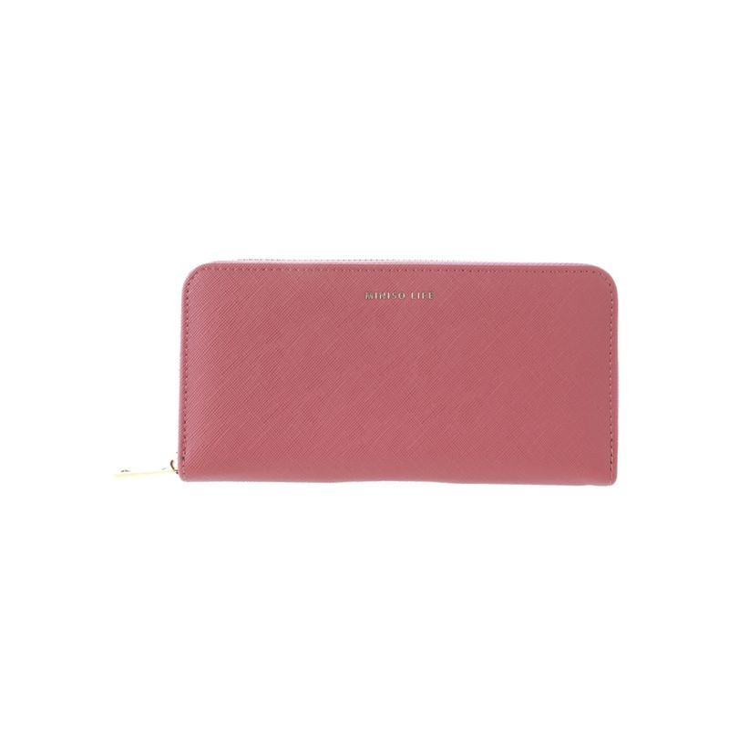 Billetera-para-Mujer-Miniso-Textura-Tejido-Cruzado-Rojo-1-19115