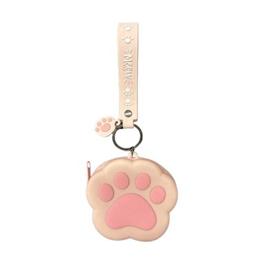 Estuche de Silicona para Audífonos Inalámbricos Colección Paw Paw Rosa Miniso