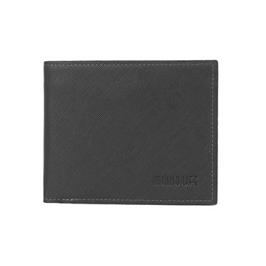Billetera para Hombre Miniso Textura Tejido Cruzado Gris