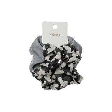 Moña para Cabello Europea Estilo Coreano M 3 Pzas Gris Multicolor