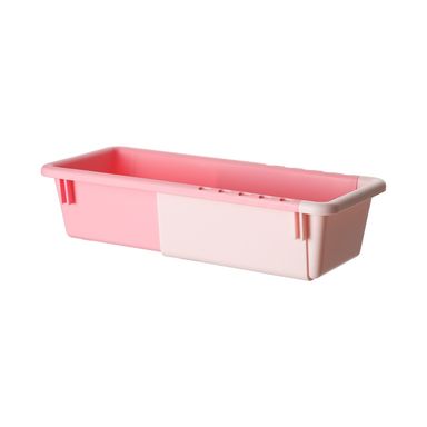 Organizador de Plástico Estirable M Rosado