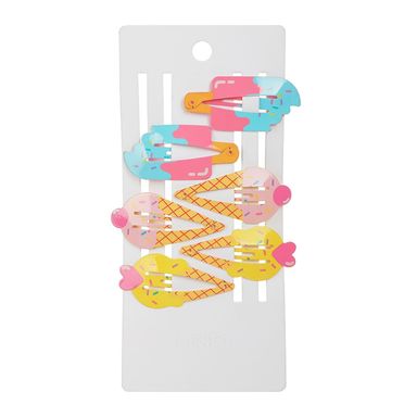 Paquete de Hebillas para Cabello 4 Pzas Helado