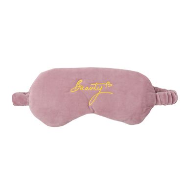Antifaz para Dormir Bordado Beauty Rosado