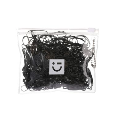 Paquete de  Ligas Medianas 300 Piezas Negro