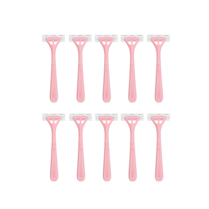 Paquete-De-Maquinas-de-Afeitar-Para-Mujer-Triple-Hoja-6-Pzas-Rosa