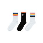 Medias-para-Mujer-Miniso-Serie-Arcoiris-3-Pares-Rayas