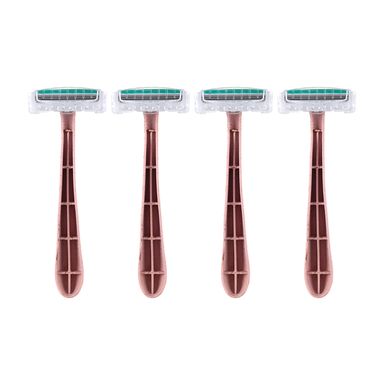 Maquina de Afeitar, Para Mujer Ecologico 3 Hojas, Pequeña, Rosa