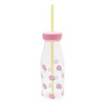 Botella-de-Plastico-con-pitillo-diseños-flores-Flor-Pequeña