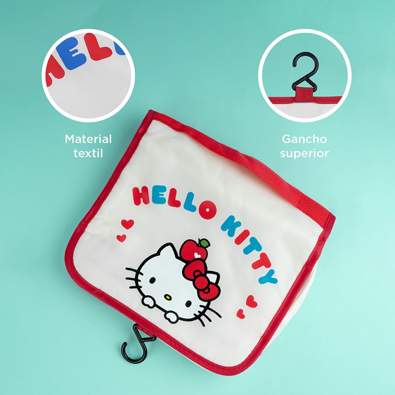 Neceser-de-Viaje-Hello-Kitty-Apple-Collection-con-Gancho-Sanrio-5-19691