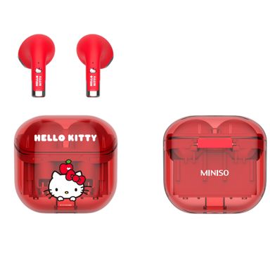 Audifonos Tws Modelo Yb065 A Serie Hello Kitty Apple Rojo