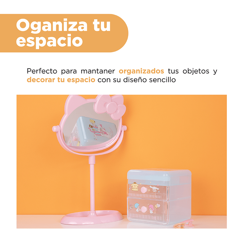 Organizador-de-Plastico-para-Escritorio-con-Cajon-Sanrio-Sanrio-Azul-5-19835