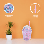 Vaso-Plastico-Portatil-con-Pitillo-435-Ml-Sanrio-Rosa-6-19906