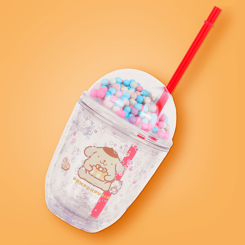 Vaso-Plastico-Portatil-con-Pitillo-435-Ml-Sanrio-Amarillo-3-19883