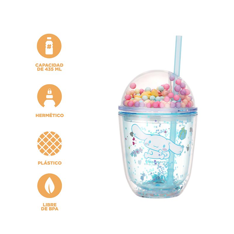 Vaso-Plastico-Portatil-con-Pitillo-435-Ml-Sanrio-Azul-4-19885