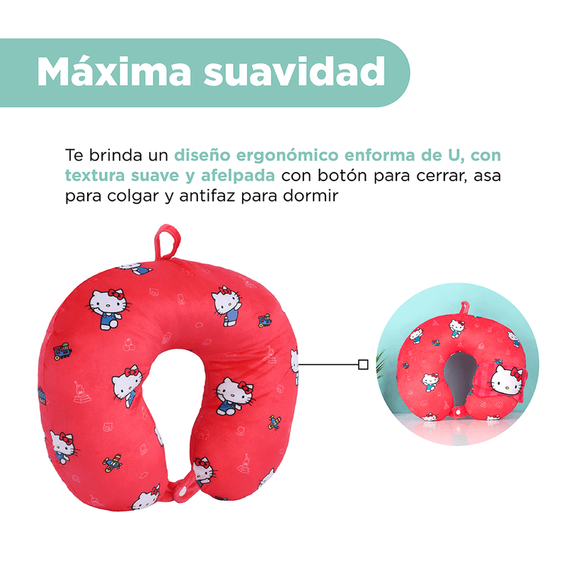 Almohada-de-Viaje-en-Forma-de-U-con-Antifaz-para-Dormir-Hello-Kitty-Sanrio-5-19808