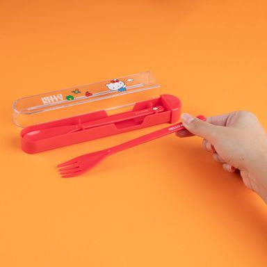 Juego de Cubiertos Funny Adventure  Hello Kitty Sanrio
