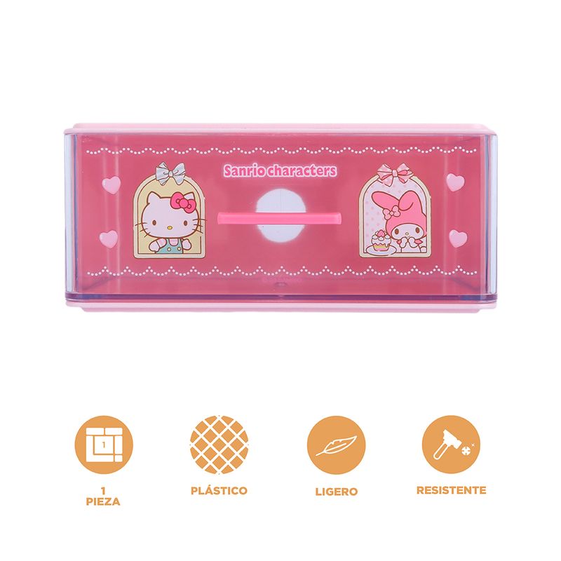 Organizador-Plastico-a-Prueba-de-Polvo-de-Sanrio-Rosa-4-19714