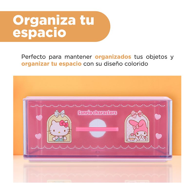 Organizador-Plastico-a-Prueba-de-Polvo-de-Sanrio-Rosa-5-19714
