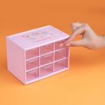 Organizador-Plastico-de-Almacenamiento-de-9-Cajones-Sanrio-Rosa-2-19802