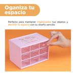 Organizador-Plastico-de-Almacenamiento-de-9-Cajones-Sanrio-Rosa-4-19802