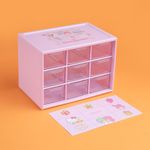 Organizador-Plastico-de-Almacenamiento-de-9-Cajones-Sanrio-Rosa-6-19802