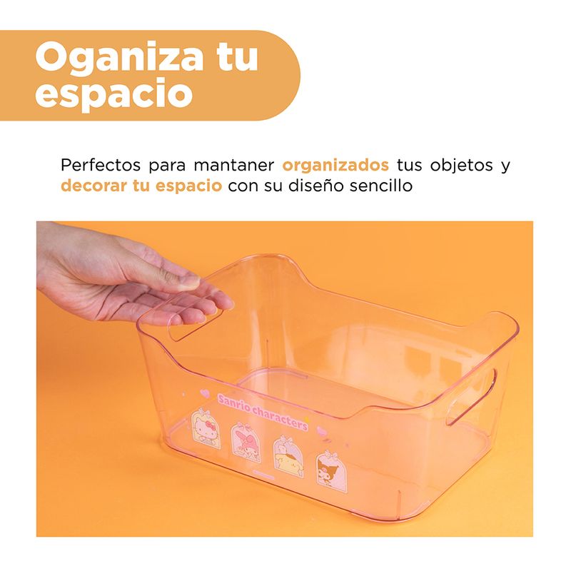 Organizador-Plastico-de-Almacenamiento-de-Sanrio-Rosa-4-19726