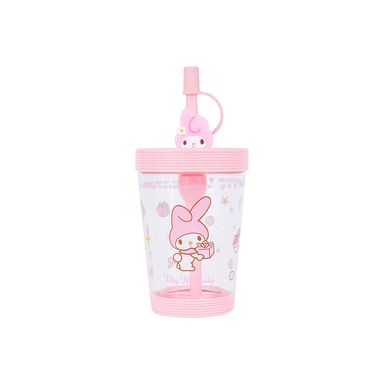 Vaso Plastico Portatil con Pitillo 535 Ml Sanrio Rosa