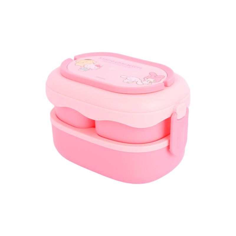 Contenedor-para-Alimentos-Doble-Capa-de-Sanrio-Rosa-1-19743