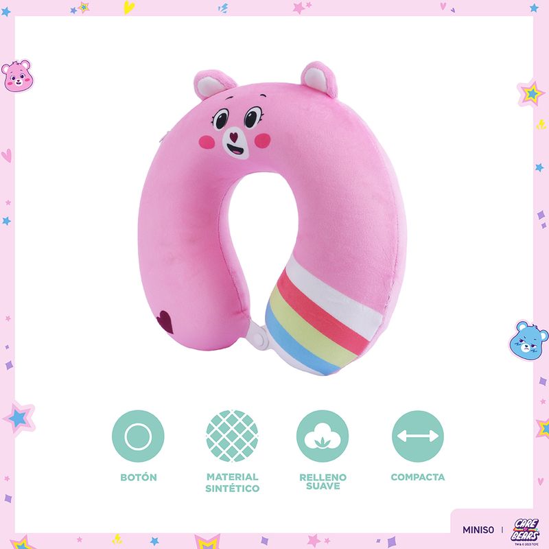 Almohada-de-Viaje-en-Forma-de-U-Colecci-n-Care-Bears-Rosa-3-19974