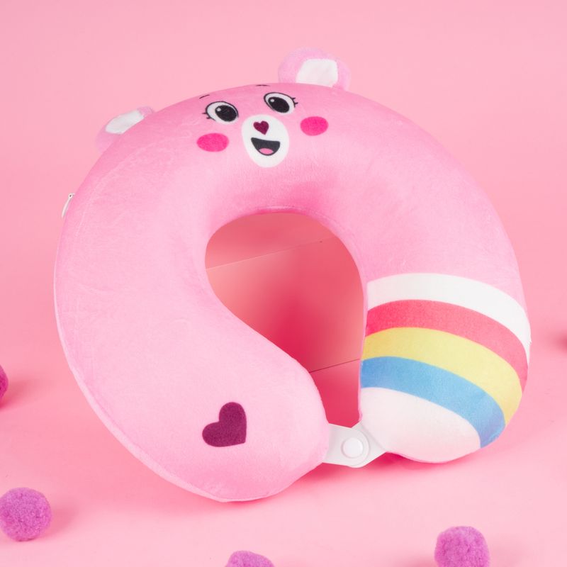 Almohada-de-Viaje-en-Forma-de-U-Colecci-n-Care-Bears-Rosa-6-19974