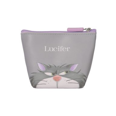 Monedero Disney Cat Colección Lucifer Gris