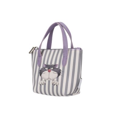 Bolso  Mini Disney Cat Colección Lucifer Gris