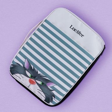 Funda para lap Top Disney Cat Colección Lucifer Gris