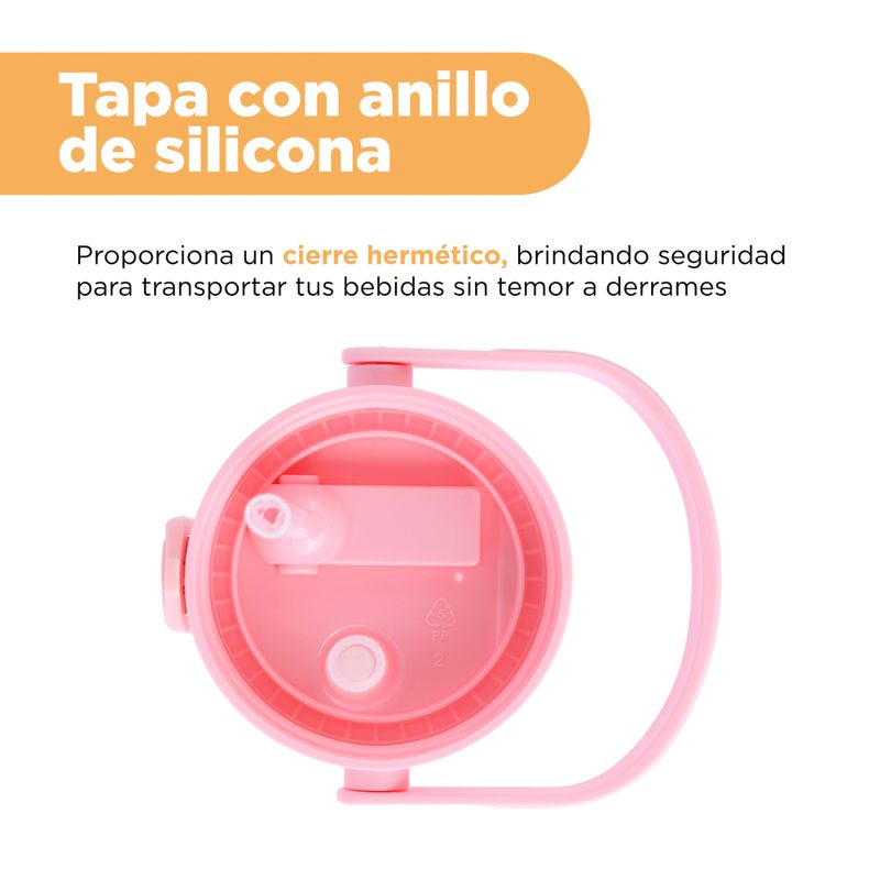 Vaso-de-Plastico-Disney-Cat-Colecci-n-con-Correa-para-el-Hombro-1300-Ml-Rosa-5-20076
