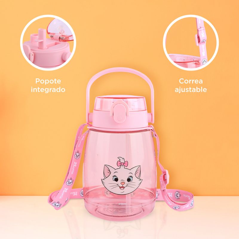 Vaso-de-Plastico-Disney-Cat-Colecci-n-con-Correa-para-el-Hombro-1300-Ml-Rosa-6-20076