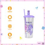 Vaso-de-Plastico-de-la-Colecci-n-Care-Bears-550-Ml-Morado-con-pitillo-3-20134